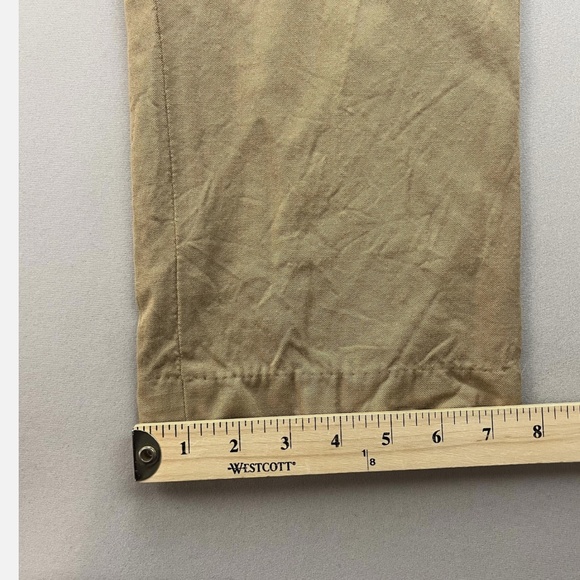 Vintage Ralph Lauren RRL Pants Trousers Mens 32x34 Tan Khaki Chino Button Fly - Picture 6 of 13